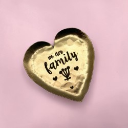 Minischale Heart Brass Family