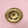 Minischale Brass Peace Love Free