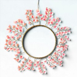 Dekoration FUNKEL Circle L Flower rose