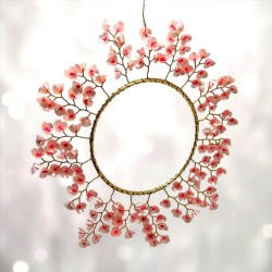 Dekoration FUNKEL Circle L Flower rose