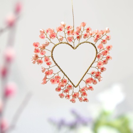 Dekoration FUNKEL Heart Flower rose