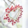 Dekoration FUNKEL Heart Flower viola