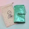 Portemonnaie Leder Metallic HK mint