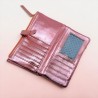 Portemonnaie Leder Metallic HK rose