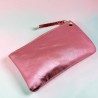 Portemonnaie Leder Metallic HK rose