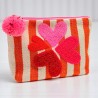 Täschchen zip Heart Kleeblatt