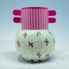 Vase 4 handle butterfly