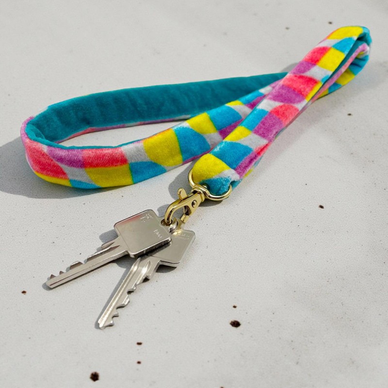Schlüsselband Lanyard Waves multi