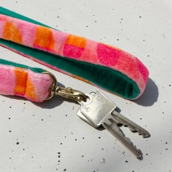 Schlüsselband Lanyard Waves orange