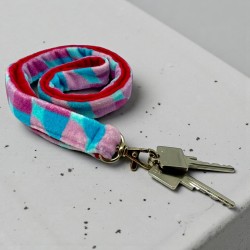 Schlüsselband Lanyard Waves viola