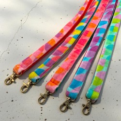 Schlüsselband Lanyard Waves viola