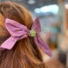Haarclip Cherry Bow XL lila
