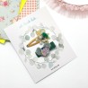 Haarclip Tante Emma Set2 rosa