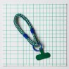 Schlüsselband/ Handyhalter Twist-Green Blue