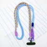 Schultergurt/ Handyband Crossbody Rope Chain-Light blue