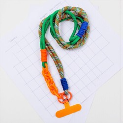 Schultergurt/ Handyband Crossbody Rope Chain-Green