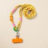 Schultergurt/ Handyband Crossbody Rope Twist Knot-Yellow