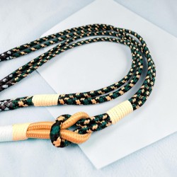 Schultergurt/ Handyband Crossbody Rope Twist Knot-Black