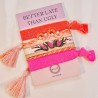 Haargummi/ Armband Festival orange