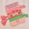 Haargummi/ Armband Festival rosa