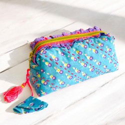 Kosmetiktasche Bloomilies blue S
