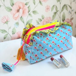 Kosmetiktasche Bloomily mint S