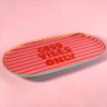 Tablett M good vibes pinstripe
