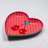 Herzschale Cherry diagonal