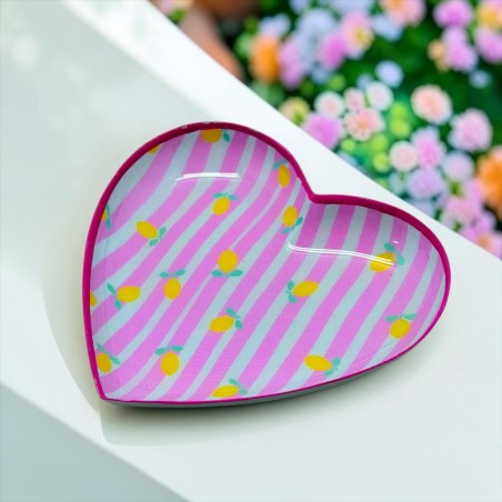 Herzschale Lemonstripe