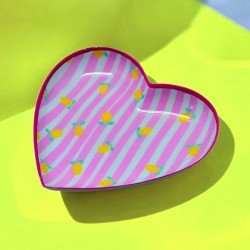 Herzschale Lemonstripe