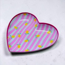 Herzschale Lemonstripe