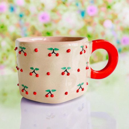 Tasse Keramik organic Cherry