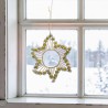 Dekoration Funkel Star Flower mint