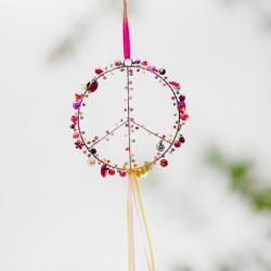 Dekoration Funkel Peace12 berry