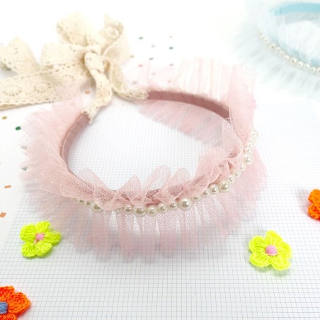 Haarreif Angel Frill rose- SALE