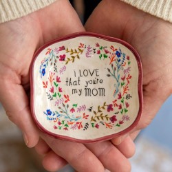 Keramikschale Artisan Trinket Dish Love Mom