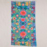 Stirn- und Haarband Boho Bandeau Teal Folk Flower