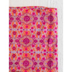 Stirn- und Haarband Boho Half Bandeau Mustard Floral Medallion