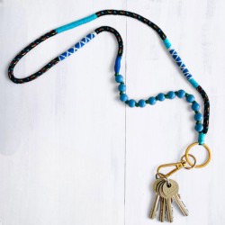 Schlüsselband/ Lanyard Wrap + Beads