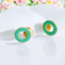 Ohrringe ART N bead ring enamel