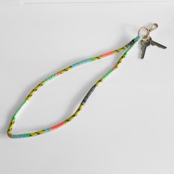 Schlüsselband/ Lanyard Multi wrap 23 yellow