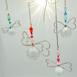 Dekoration Suncatcher Angel Set 4