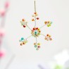 Dekoration Funkel Ultrafine ornament starflower pastel
