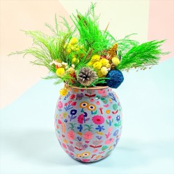 Vase Flowerbed ltblue