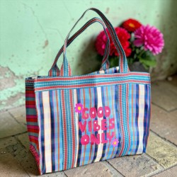 Shopper XL recycled plastic good vibes