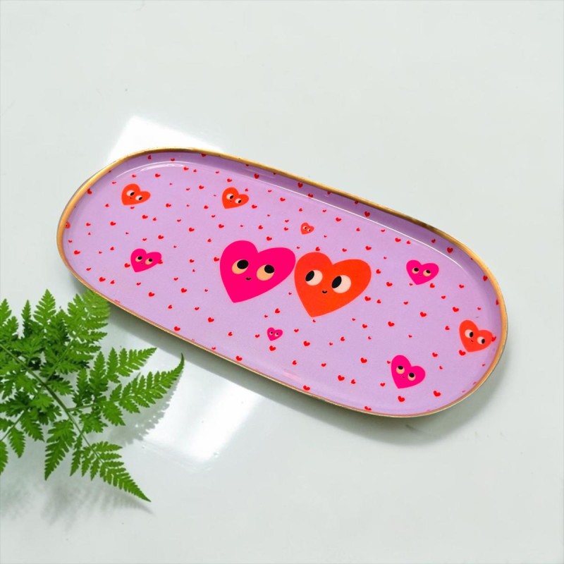 Tablett M Lovehearts