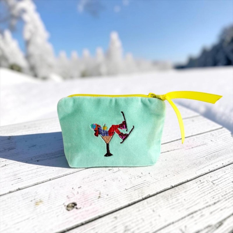 Täschchen Velvet Apres ski S mint