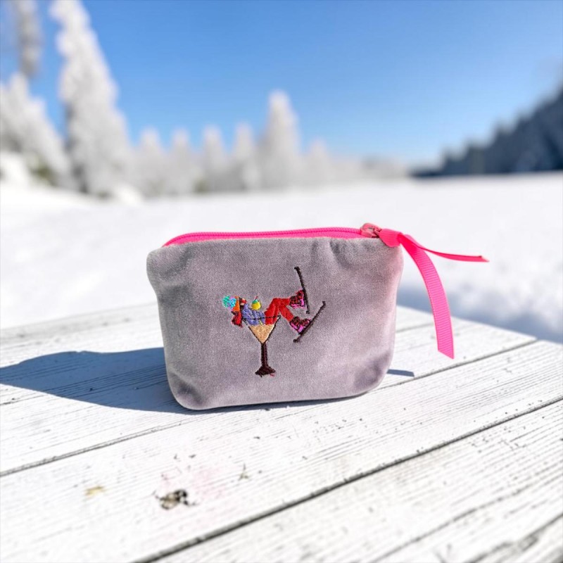 Täschchen Velvet Apres ski S viola