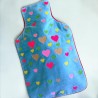 Wärmflasche Hearts azur
