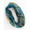 Stirn und Haarband Boho Teal Orng Clstr